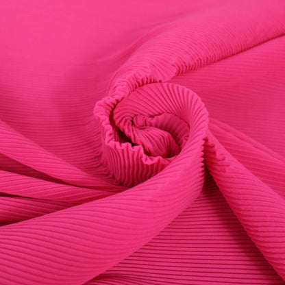 Tissu plissé - imprimé rose - photo 1/3 | So Tissus