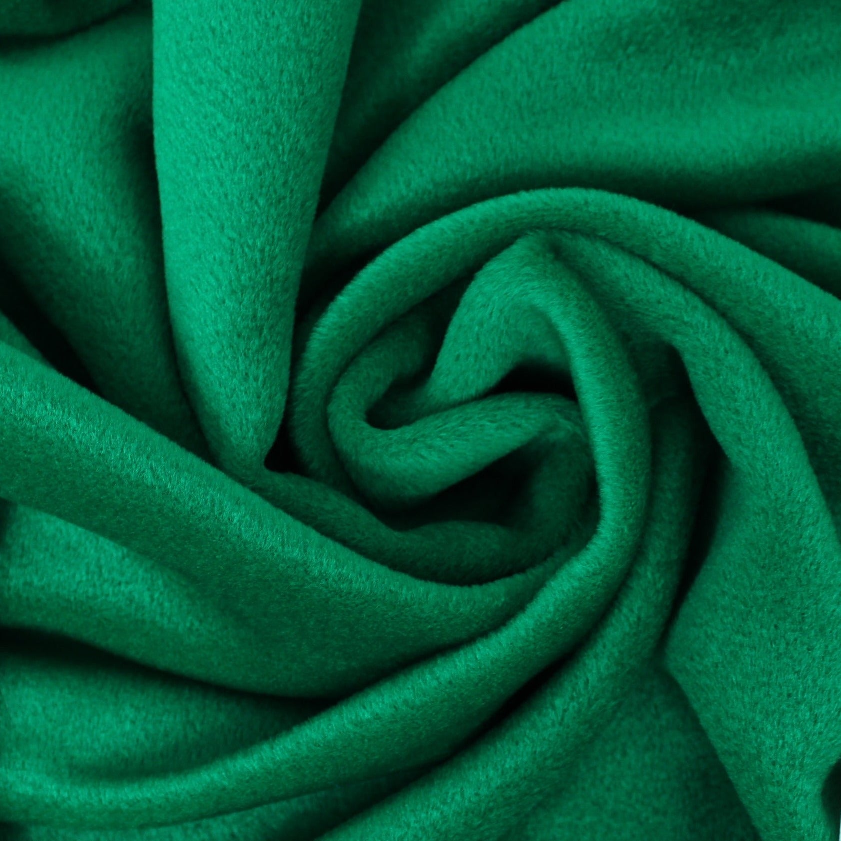 Tissu lainage duveteux - vert - photo 1/3 | So Tissus