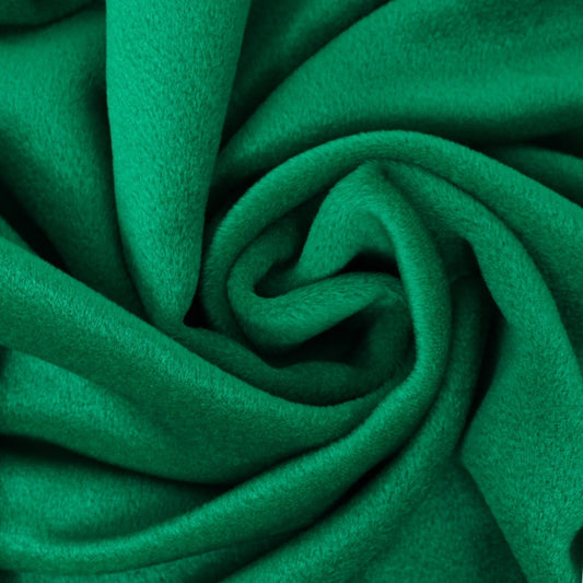 Tissu lainage duveteux - vert - photo 1/3 | So Tissus