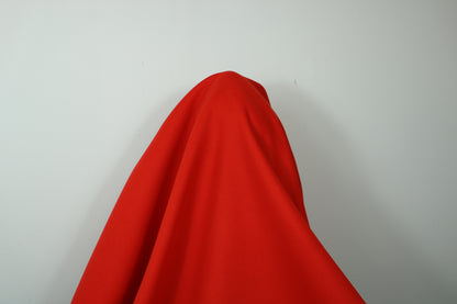 Tissu drap de laine - rouge orangé - photo 3/3 | So Tissus