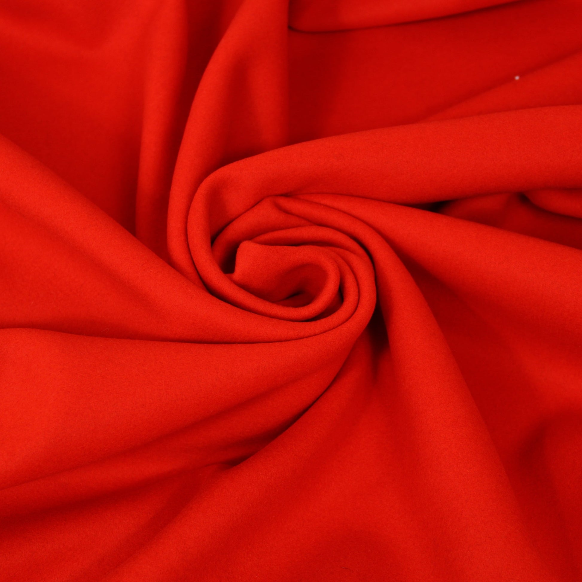 Tissu drap de laine - rouge orangé - photo 1/3 | So Tissus