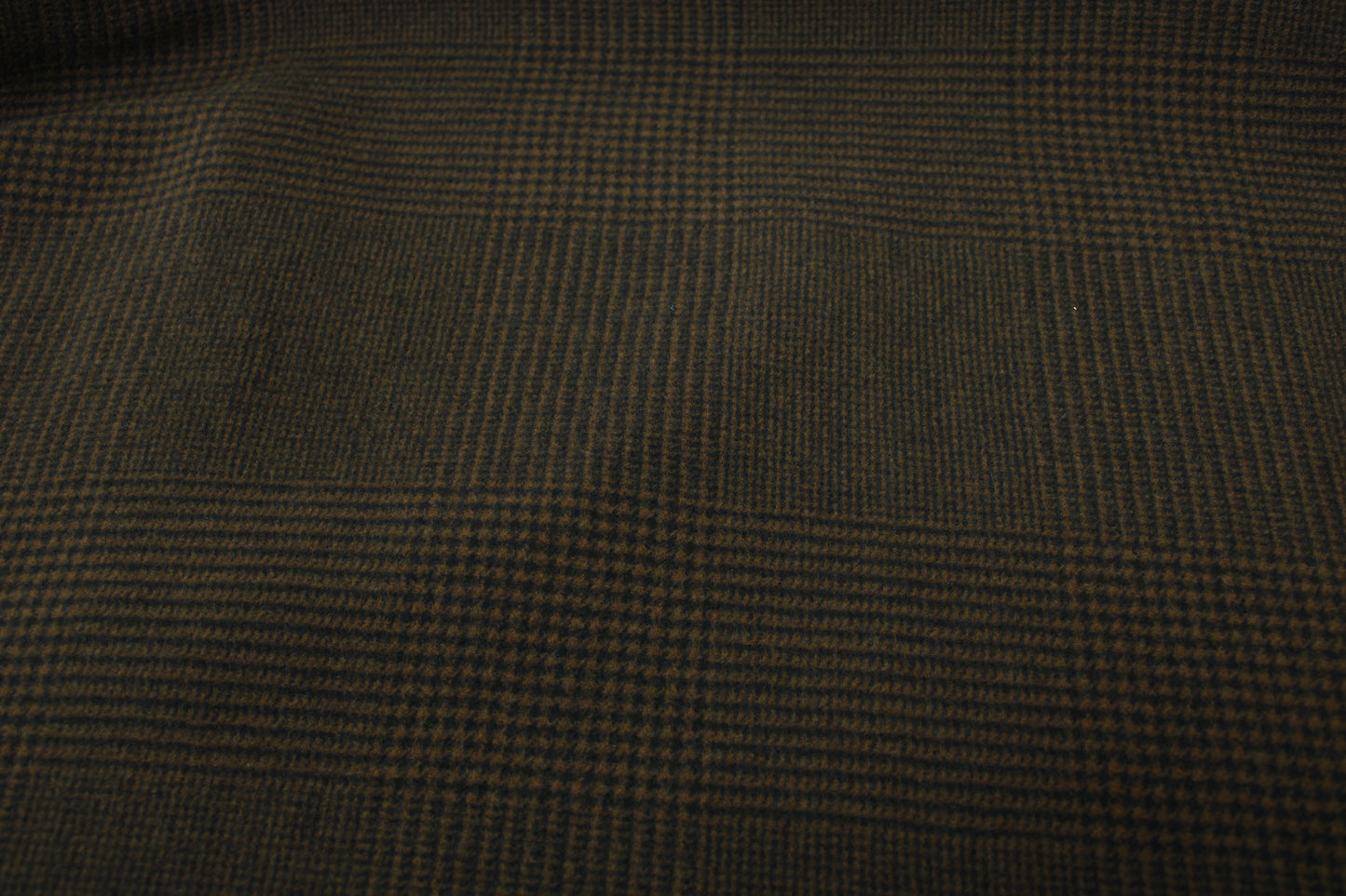 Tissu drap de laine - à carreaux - marron et noir - photo 4/5 | So Tissus
