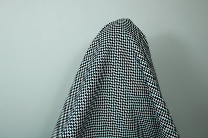Tissu gabardine coton - pied de poule - noir et blanc - photo 3/5 | So Tissus
