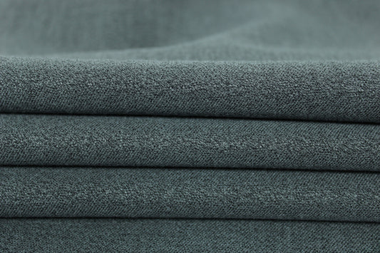 Tissu double crêpe - gris anthracite - photo 2/3 | So Tissus