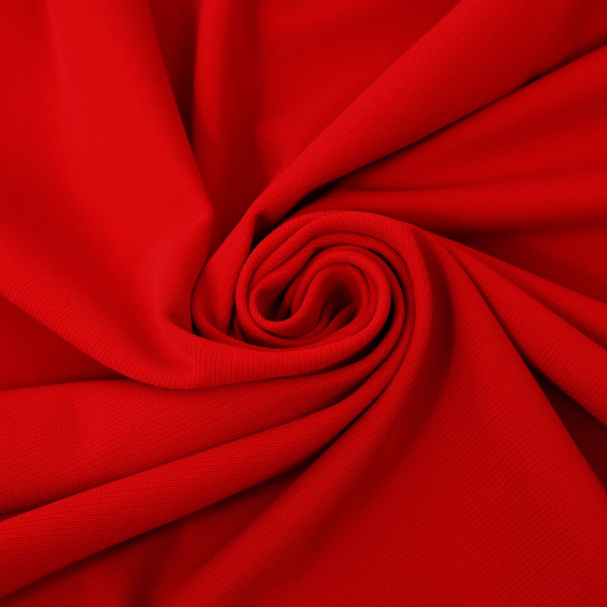 Tissu twill crêpe stretch - rouge - photo 1/3 | So Tissus