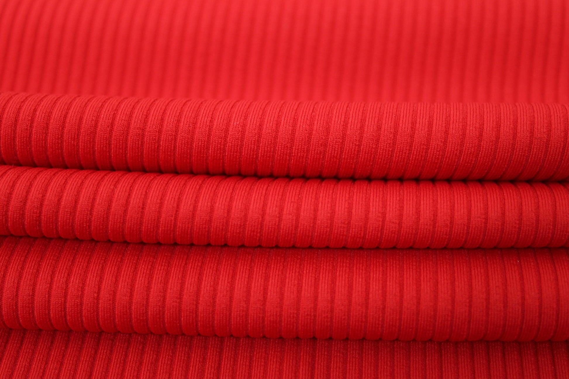 Tissu maille maillot de bain - côtelé - rouge - photo 2/3 | So Tissus