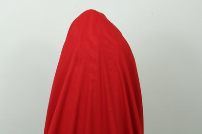 Tissu maille maillot de bain - côtelé - rouge - photo 3/3 | So Tissus