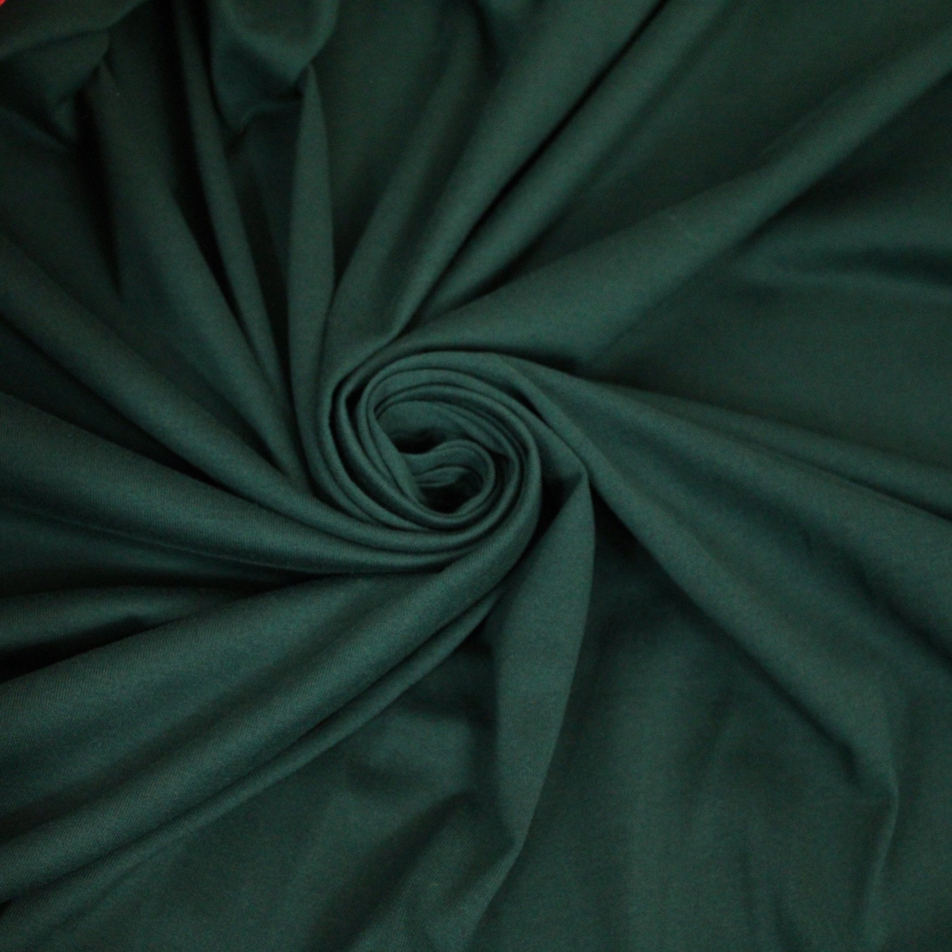 Tissu jersey coton - vert sapin - photo 1/3 | So Tissus