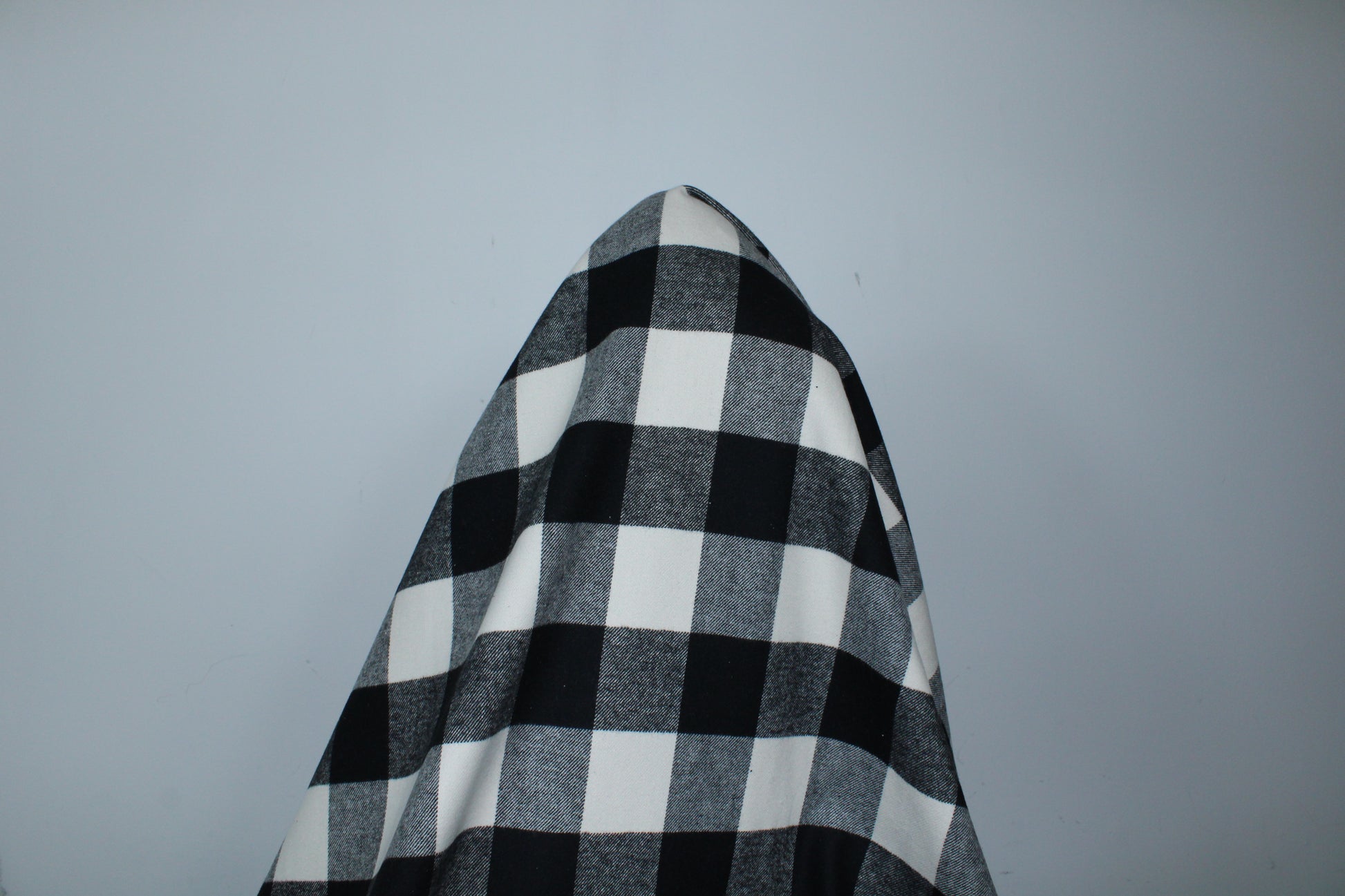 Tissu gabardine coton - à carreaux - noir et blanc - photo 3/4 | So Tissus