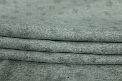 Tissu molleton french terry - gris clair étoile pailleté - photo 2/4 | So Tissus
