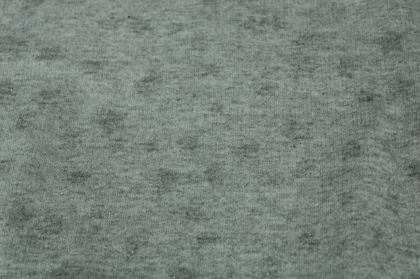 Tissu molleton french terry - gris clair étoile pailleté - photo 4/4 | So Tissus