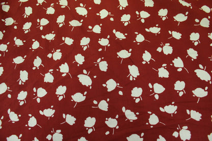 Tissu viscose - imprimé fleurs abstraites - photo 4/5 | So Tissus