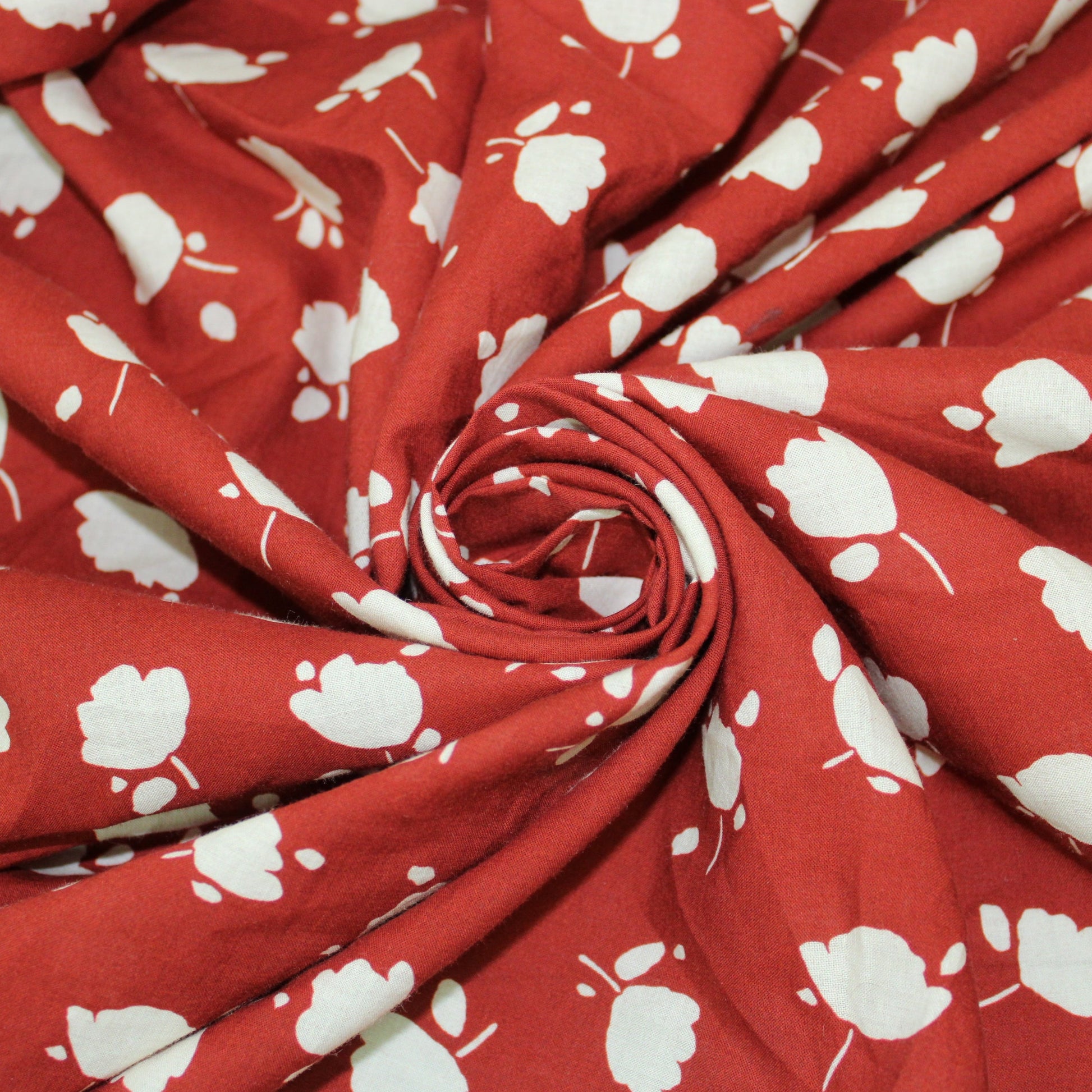 Tissu viscose - imprimé fleurs abstraites - photo 1/5 | So Tissus