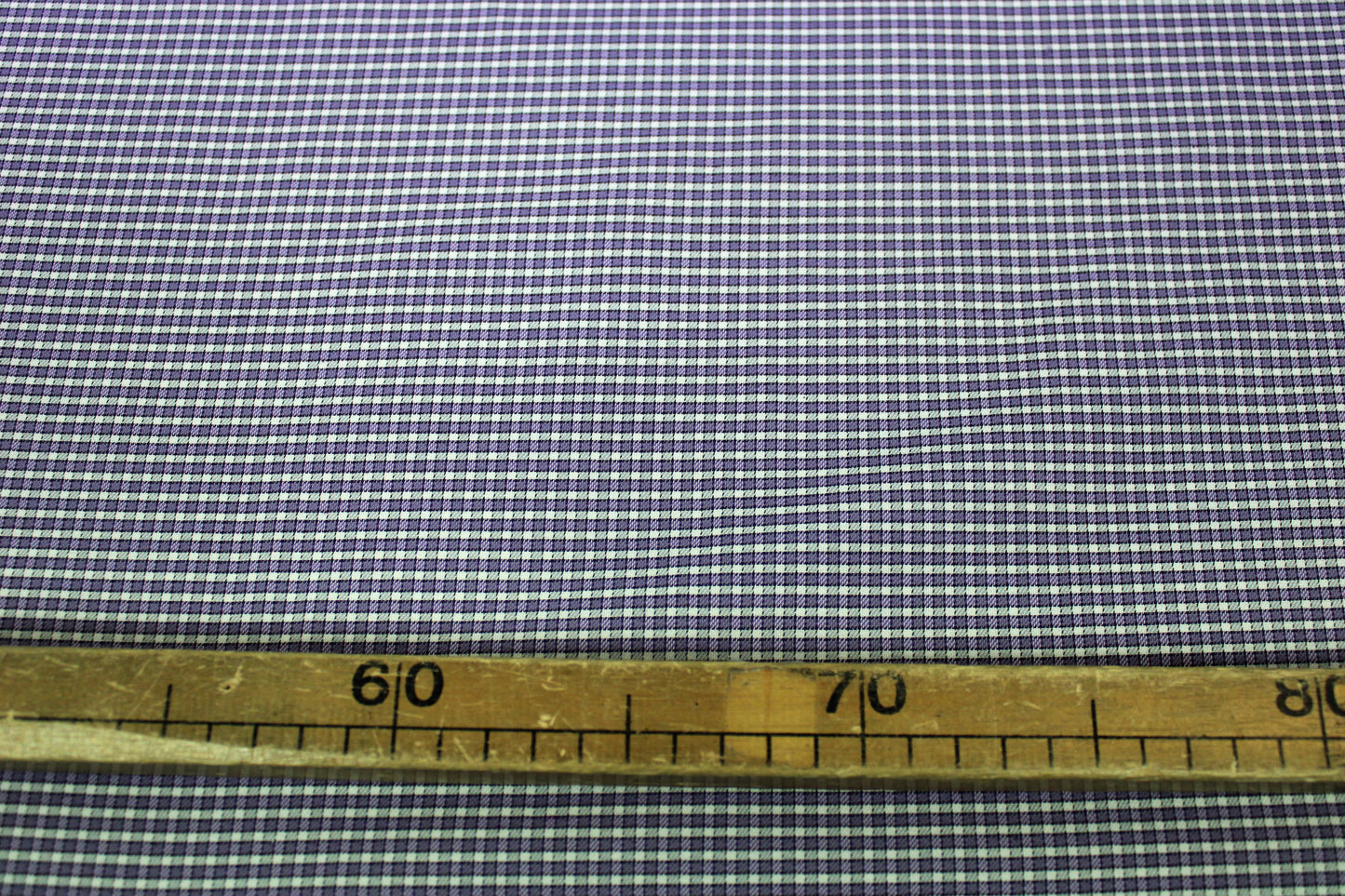 Tissu popeline coton - à carreaux - mauve et blanc - photo 5/5 | So Tissus