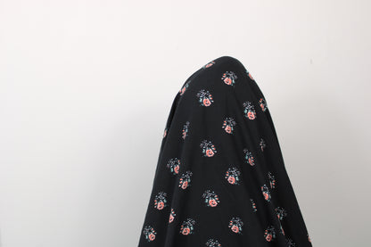 Tissu viscose - imprimé fleurs roses - photo 3/5 | So Tissus