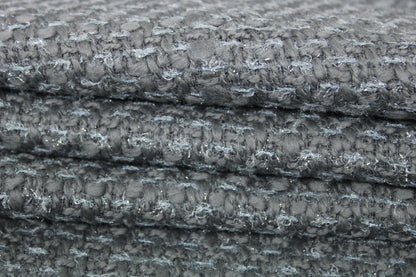 Tissu tweed de laine - ton gris - photo 2/3 | So Tissus