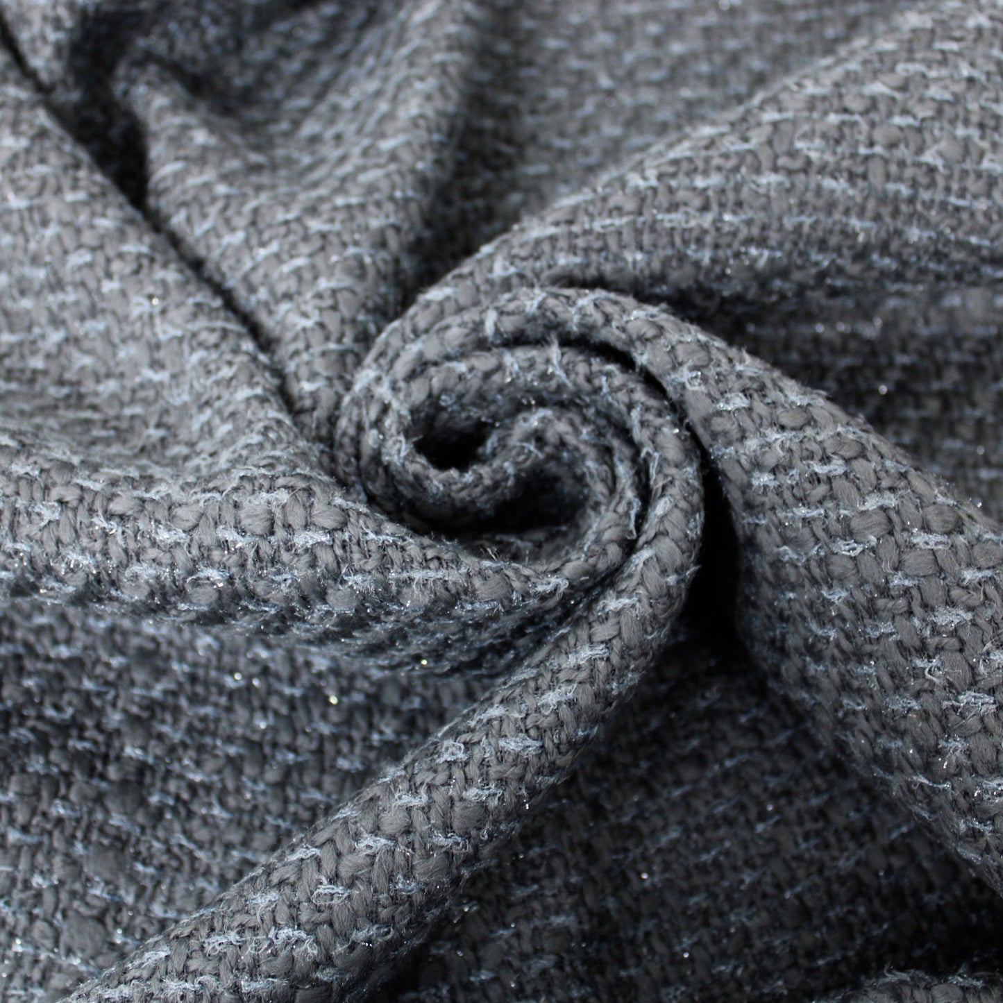 Tissu tweed de laine - ton gris - photo 1/3 | So Tissus
