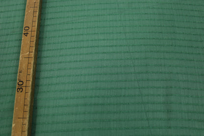 Tissu voile rayon et viscose- à rayures - vert - photo 5/5 | So Tissus