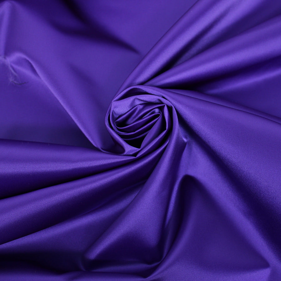 Tissu satin duchesse - violet