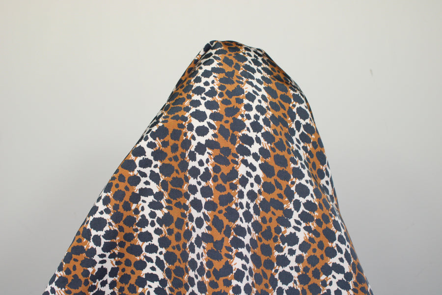 Tissu toile - imprimé léopard