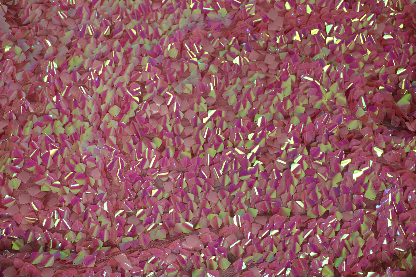 Tissu sequin - rose brillant - photo 2/3 | So Tissus