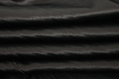 Tissu crêpe satin japonais - noir - photo 2/3 | So Tissus
