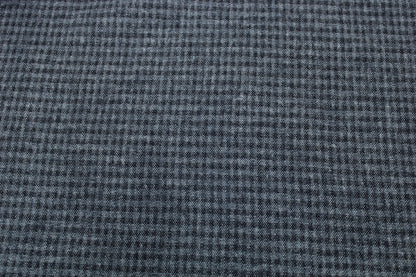 Tissu flanelle de laine - à carreaux - ton gris bleu - photo 4/5 | So Tissus