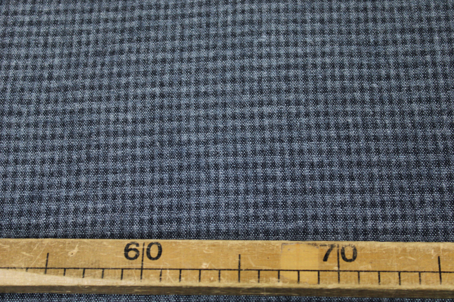 Tissu flanelle de laine - à carreaux - ton gris bleu - photo 5/5 | So Tissus