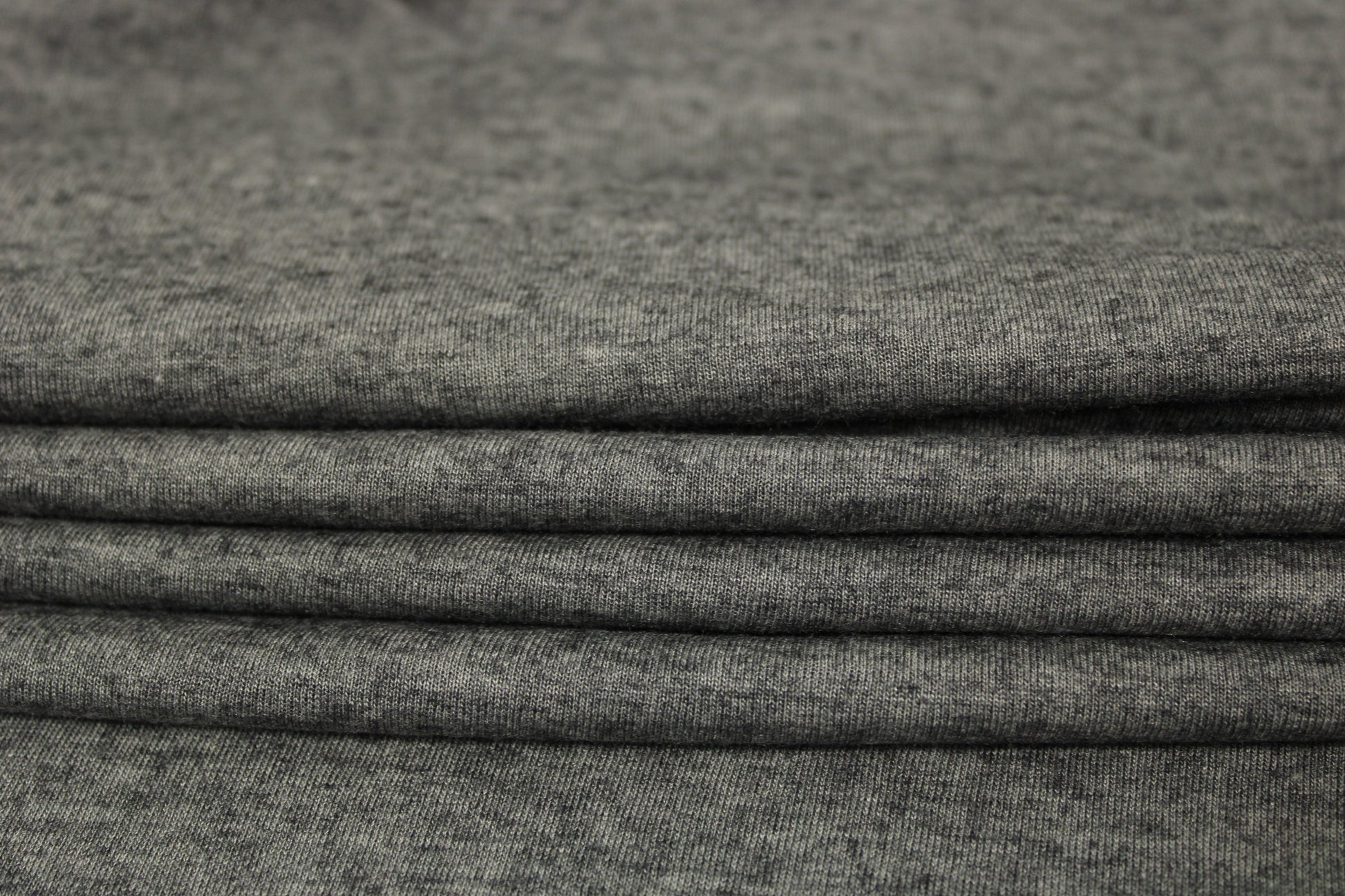 Tissu jersey de laine - gris chiné - photo 2/3 | So Tissus