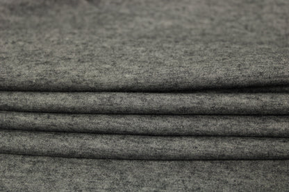 Tissu jersey de laine - gris chiné - photo 2/3 | So Tissus