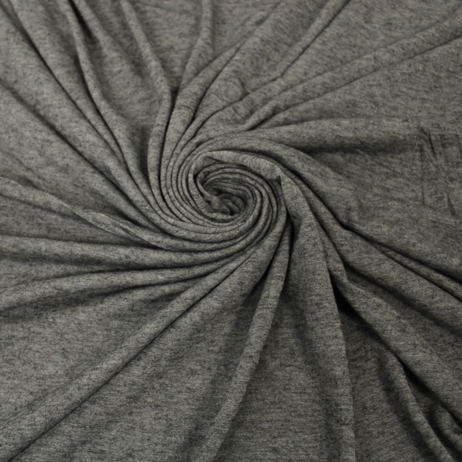 Tissu jersey de laine - gris chiné - photo 1/3 | So Tissus