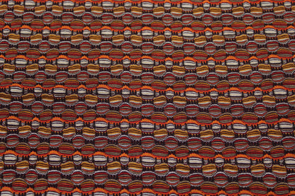 Tissu maille alvéolé - ton ocre - photo 4/5 | So Tissus