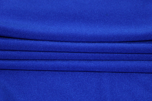 Tissu maille maillot de bain - bleu électrique - photo 2/3 | So Tissus