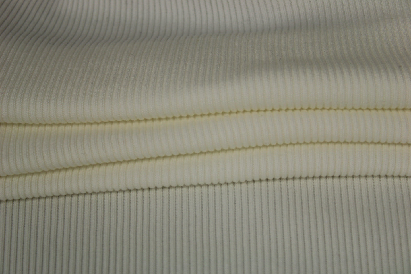 Tissu maille côtelé - ivoire - photo 2/3 | So Tissus