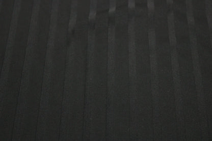 Tissu maille - à rayures - noir - photo 4/5 | So Tissus