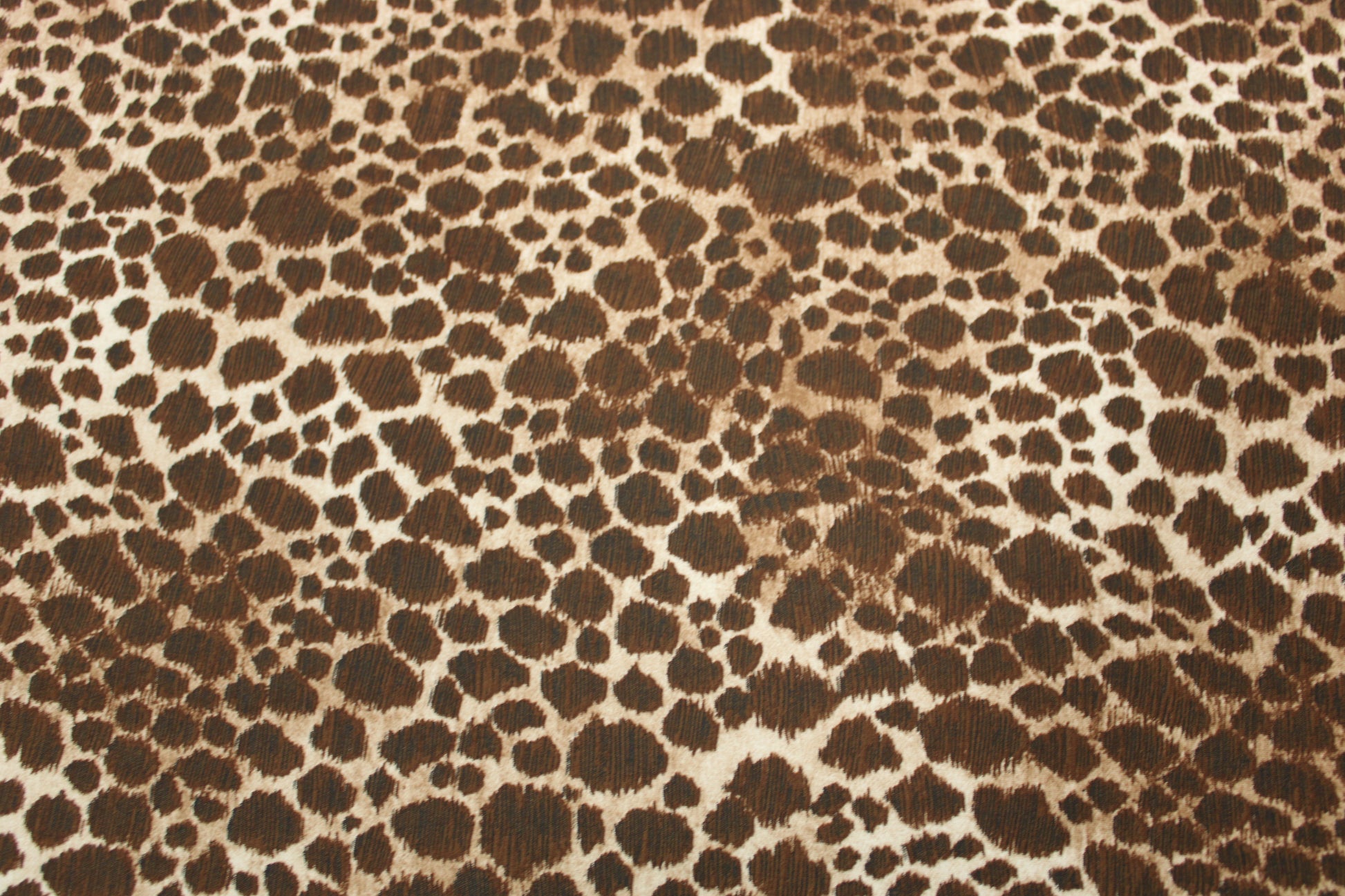 Tissu toile - imprimé tacheté - marron et beige - photo 3/5 | So Tissus