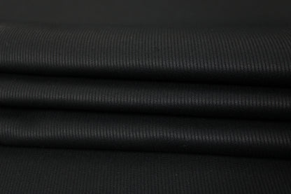 Tissu gabardine coton côtelé - noir - photo 2/3 | So Tissus