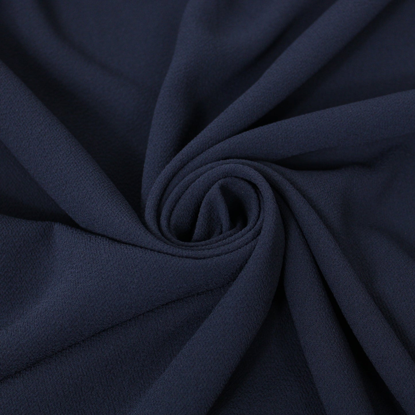 Tissu crêpe texturé - bleu marine - photo 1/3 | So Tissus