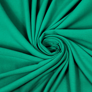 Tissu jersey coton - vert poireau