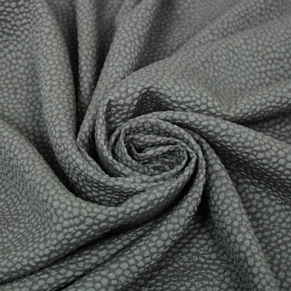Tissu crêpe gaufré tacheté - gris souris - photo 1/4 | So Tissus