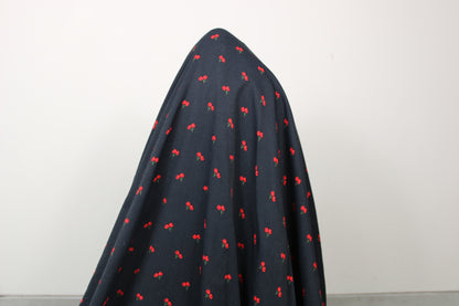 Tissu crêpe viscose - imprimé cerises - photo 5/5 | So Tissus