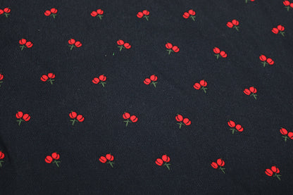 Tissu crêpe viscose - imprimé cerises - photo 2/5 | So Tissus