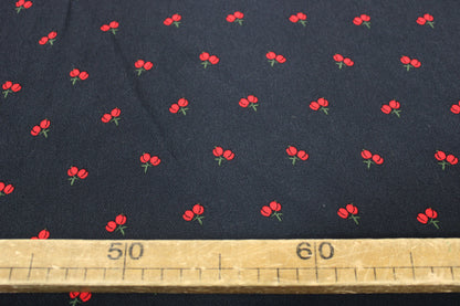 Tissu crêpe viscose - imprimé cerises - photo 4/5 | So Tissus