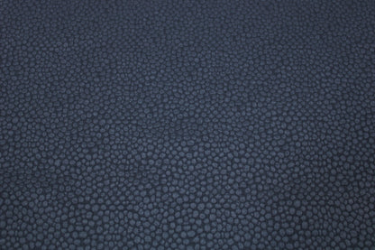 Tissu crêpe gaufré tacheté - bleu marine - photo 2/4 | So Tissus