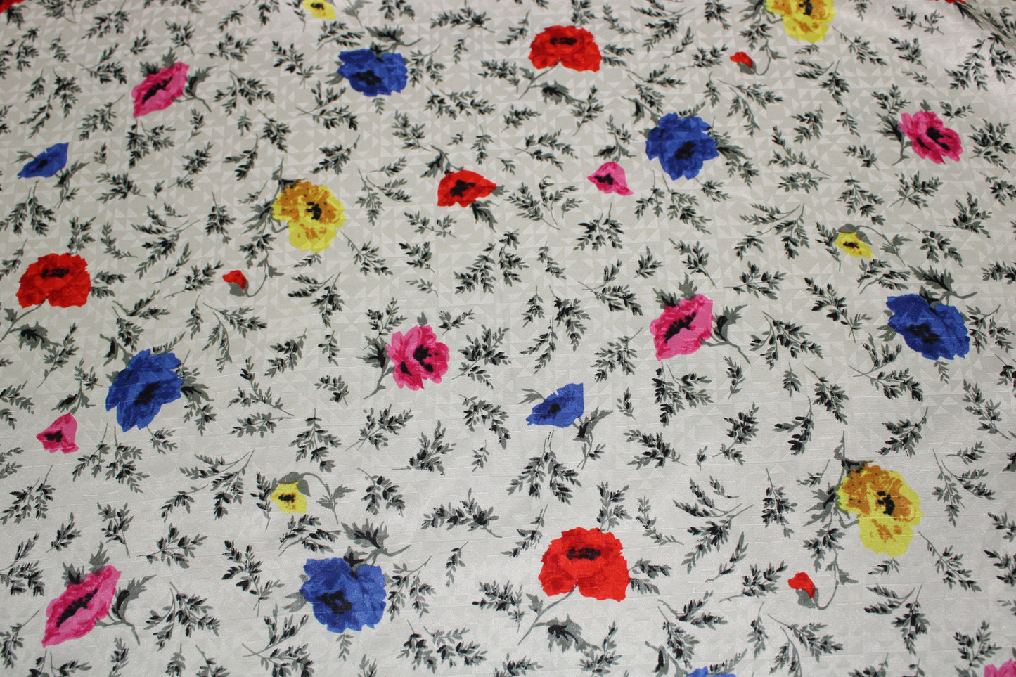 Tissu viscose - imprimé coquelicot - multicolore - photo 4/5 | So Tissus