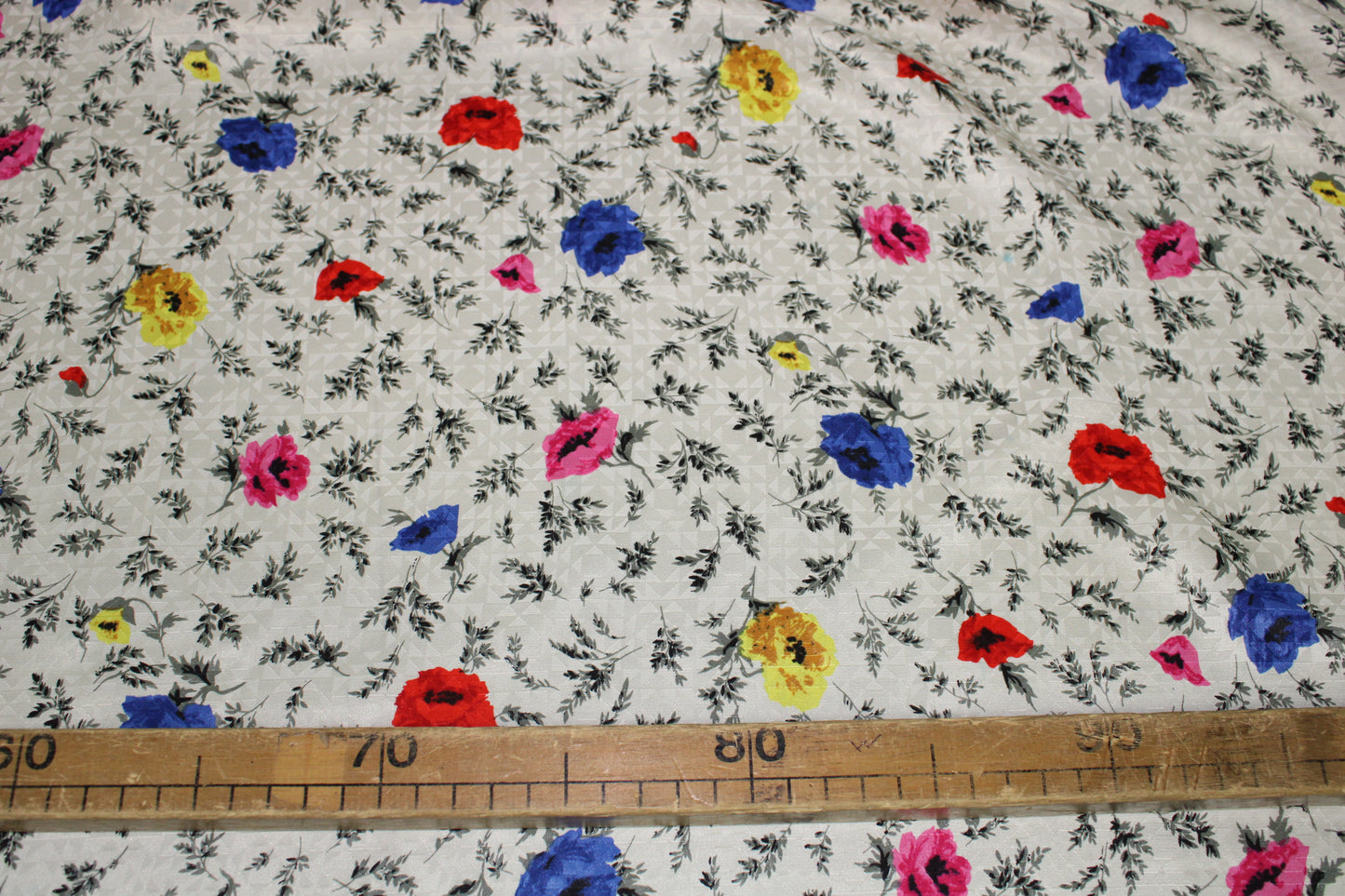 Tissu viscose - imprimé coquelicot - multicolore - photo 5/5 | So Tissus