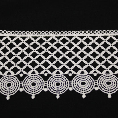 Galon - guipure blanche - motif complexe - photo 1/3 | So Tissus