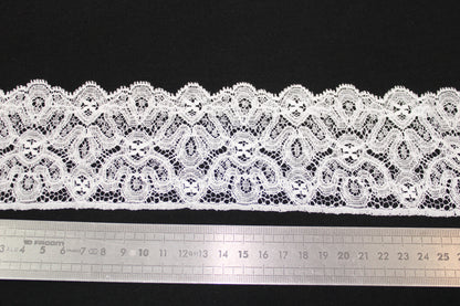 Galon - dentelle blanche - fleuri - photo 2/3 | So Tissus