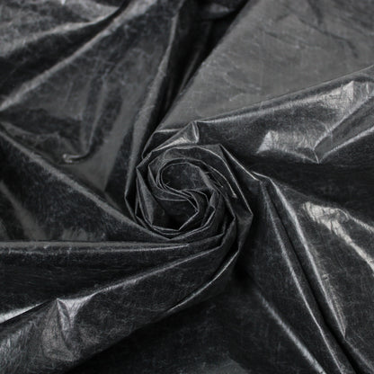 Tissu technique imperméable - noir marbré - photo 1/3 | So Tissus