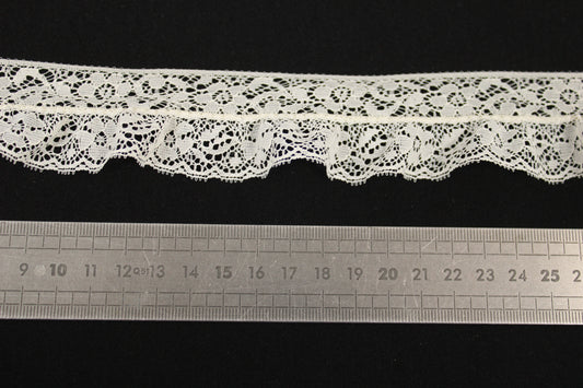 Galon - dentelle froncé ivoire - photo 2/3 | So Tissus